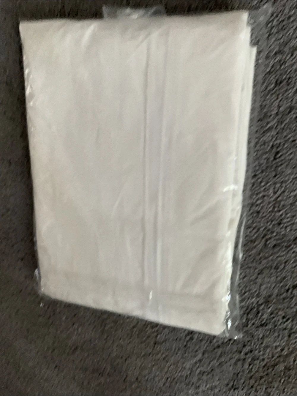 White Vinyl Zippered Mattress Protector - Queen